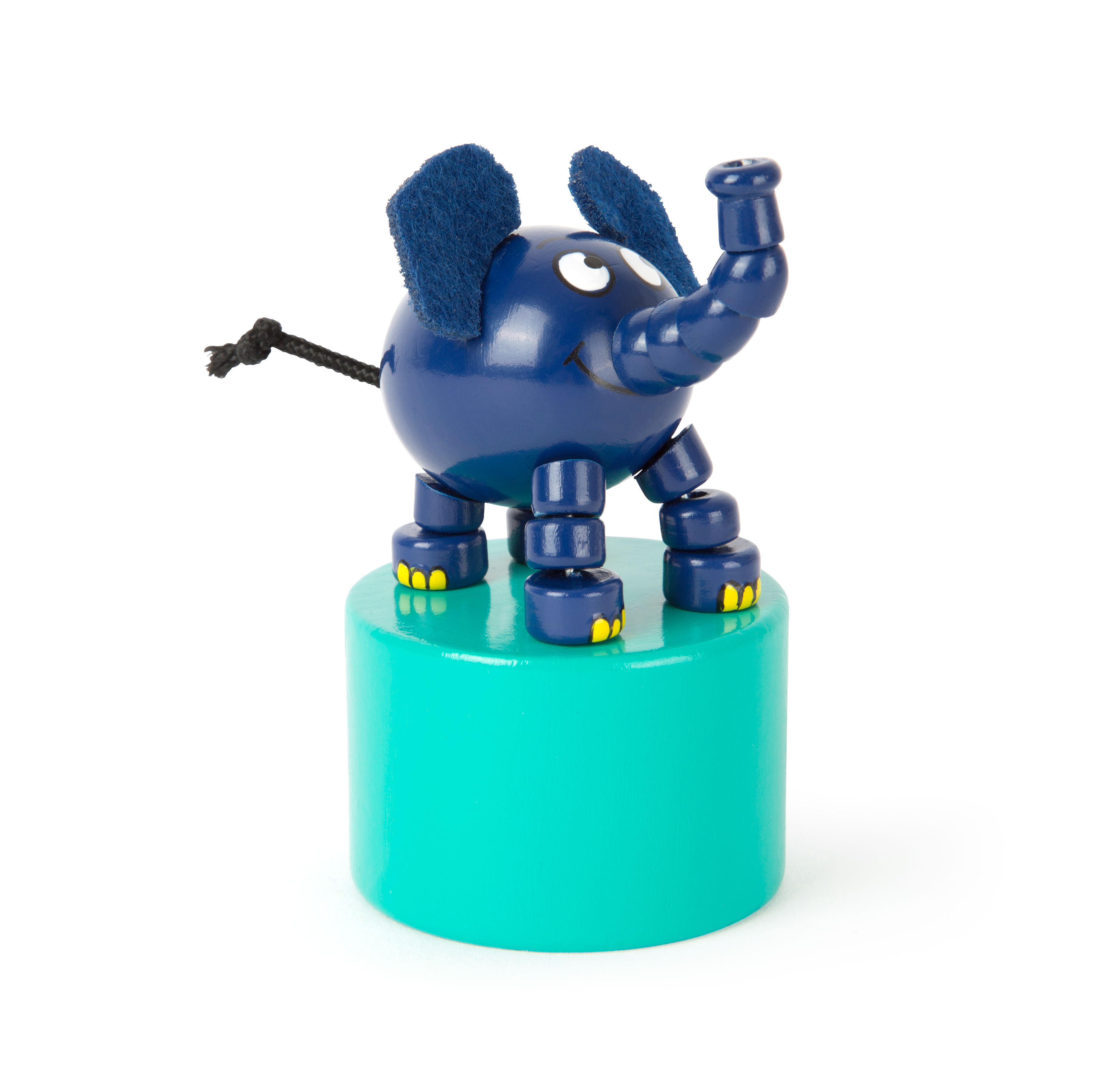Die Maus Drückfigur blauer Elefant 