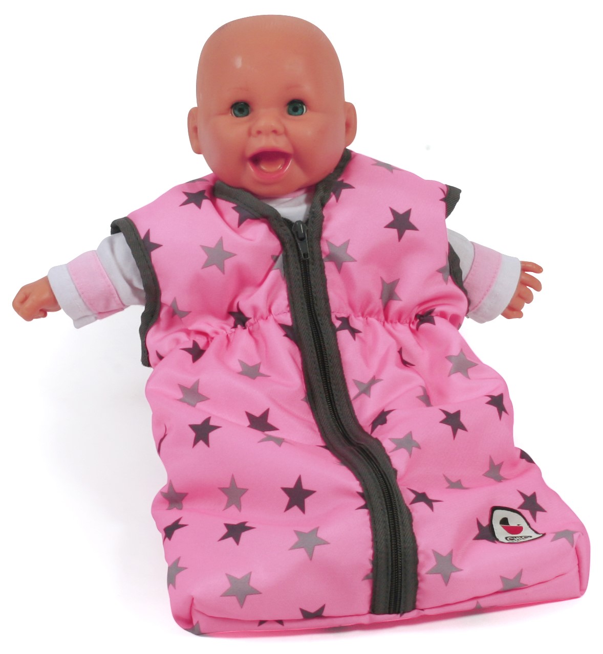Bayer Chic 2000 Puppenschlafsack Pinky Bubbles 