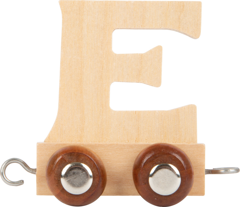 Buchstabenzug Holz E
