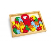 ABC-Puzzle Tintenfisch