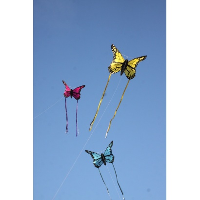 Bella Butterfly Blau Einleinerdrachen Kinderdrachen flugfertig von Wolkenstürmer 