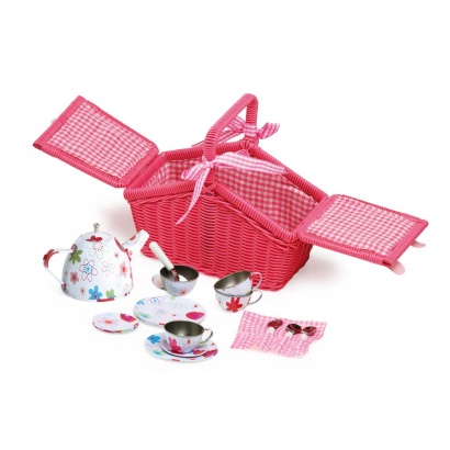 Picknickkorb Bunte Blumen