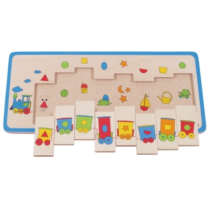 Legepuzzle Formenzug